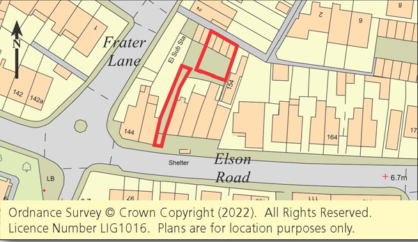 Lot: 118 - FREEHOLD LAND AND FOUR DILAPIDATED GARAGES -
